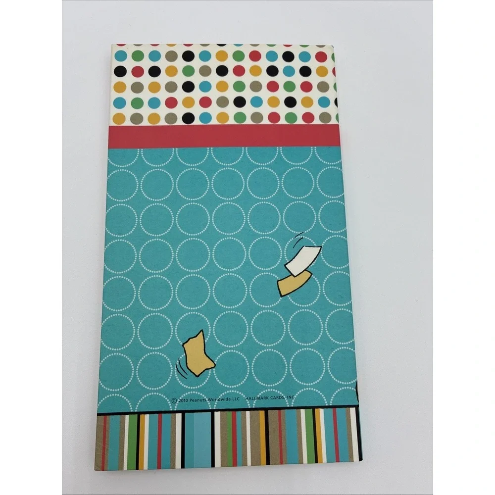 Hallmark Peanuts Charlie Brown Snoopy Sticky Note Set 2010 Stationery Collection